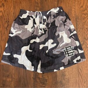 Eric Emanuel Black and White Mesh Shorts